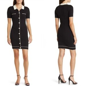 ZOE And CLAIRE Contrast Mini Sweater Dress‎ Size Small